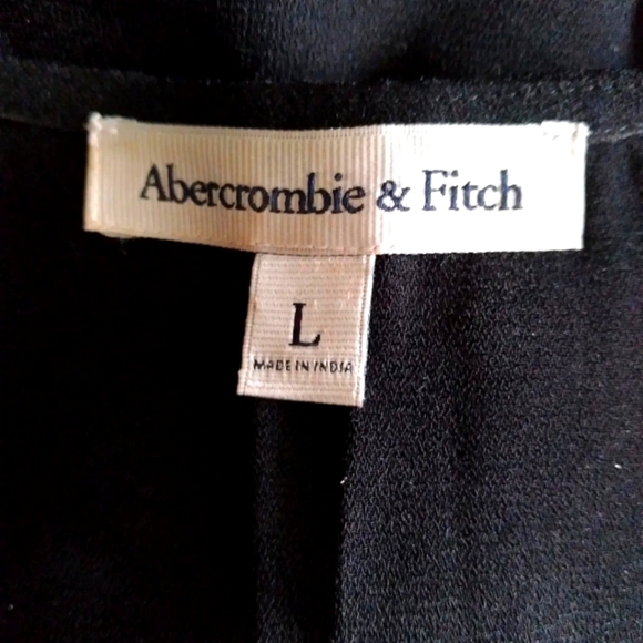 Abercrombie & Fitch Embroidered Long Sleeve Tunic Dress, size Large - Picture 5 of 7